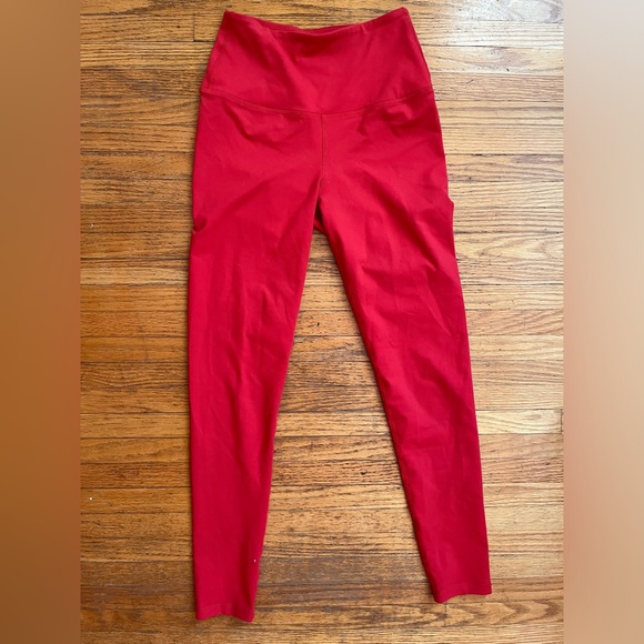 Bright Red Leggings - Picture 5 of 6